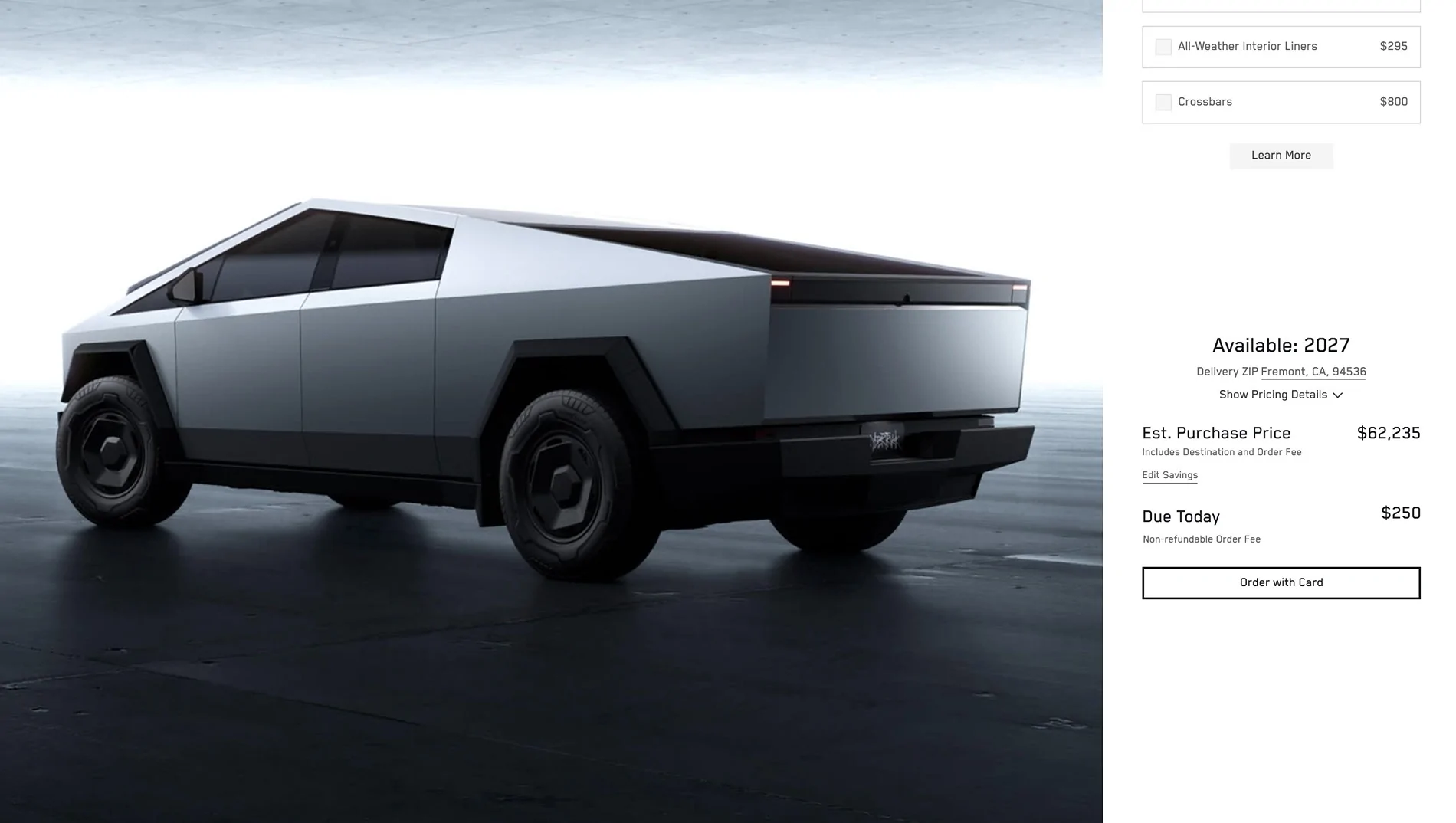Tesla Cybertruck Reminder: $59K price Cybertruck will end tonight (February 28) Screenshot 2026-02-28 at 11.53.39 AM