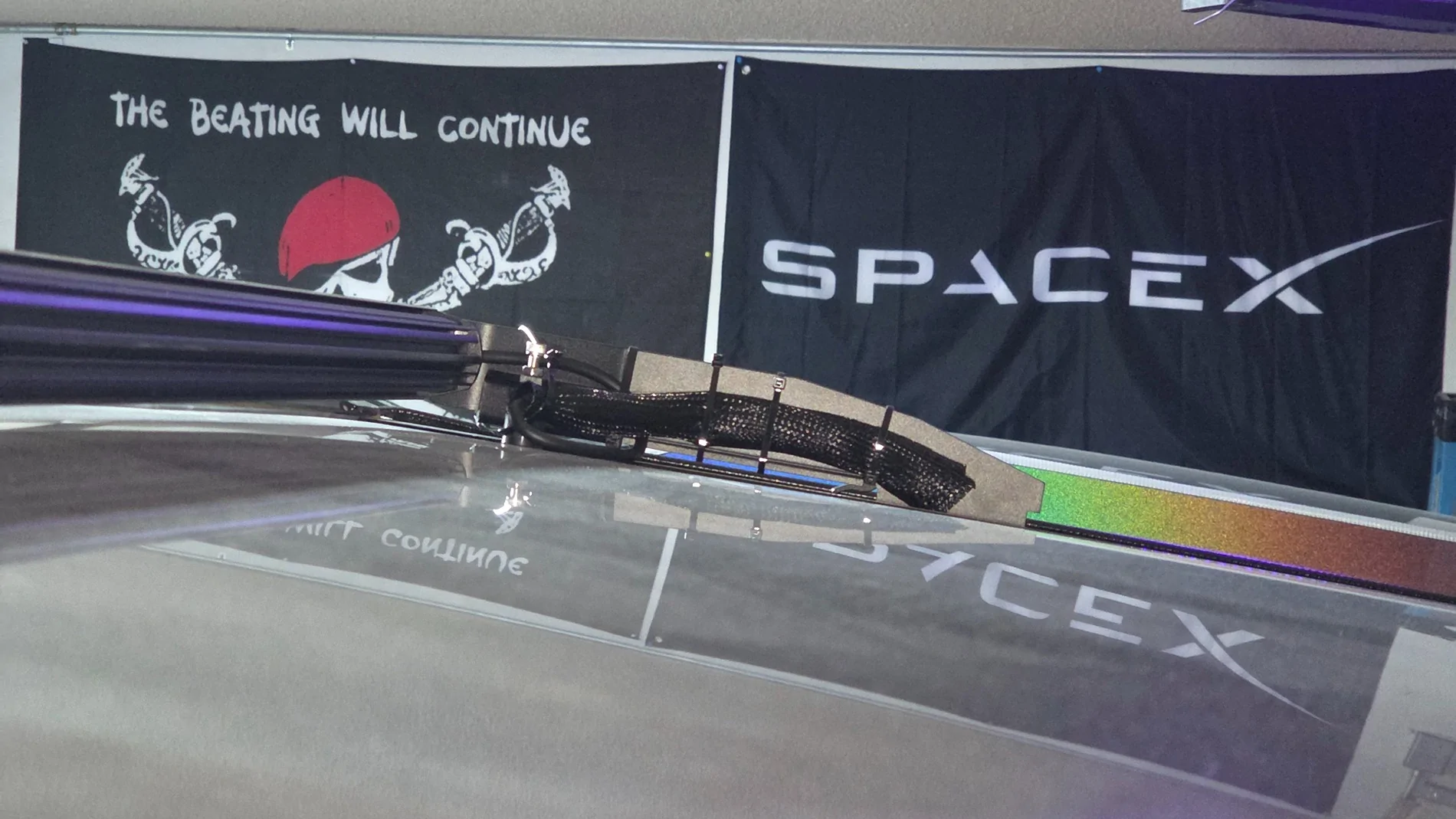 Tesla Cybertruck Foundation Series Light Bar Waiting Room 20260228_193553