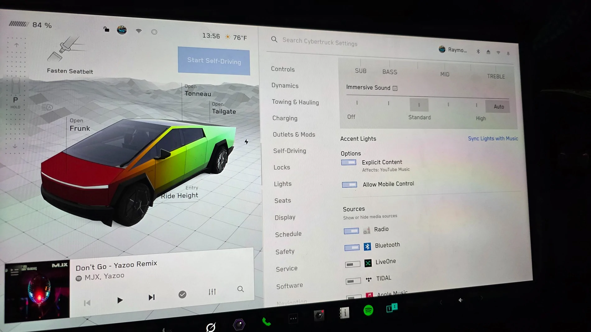 Tesla Cybertruck Active Road Noise Reduction (Active Noise Cancellation (ANC)) Now Available on Cybertruck! 20260304_135652