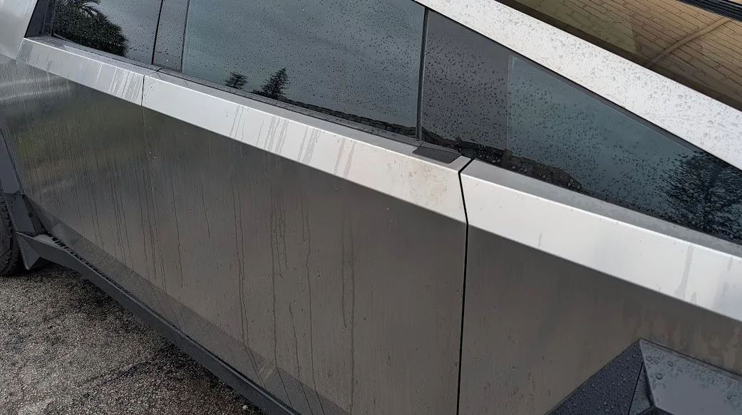 Tesla Cybertruck FOR SALE: Mirror delete covers, set of 2 covers intalled 1