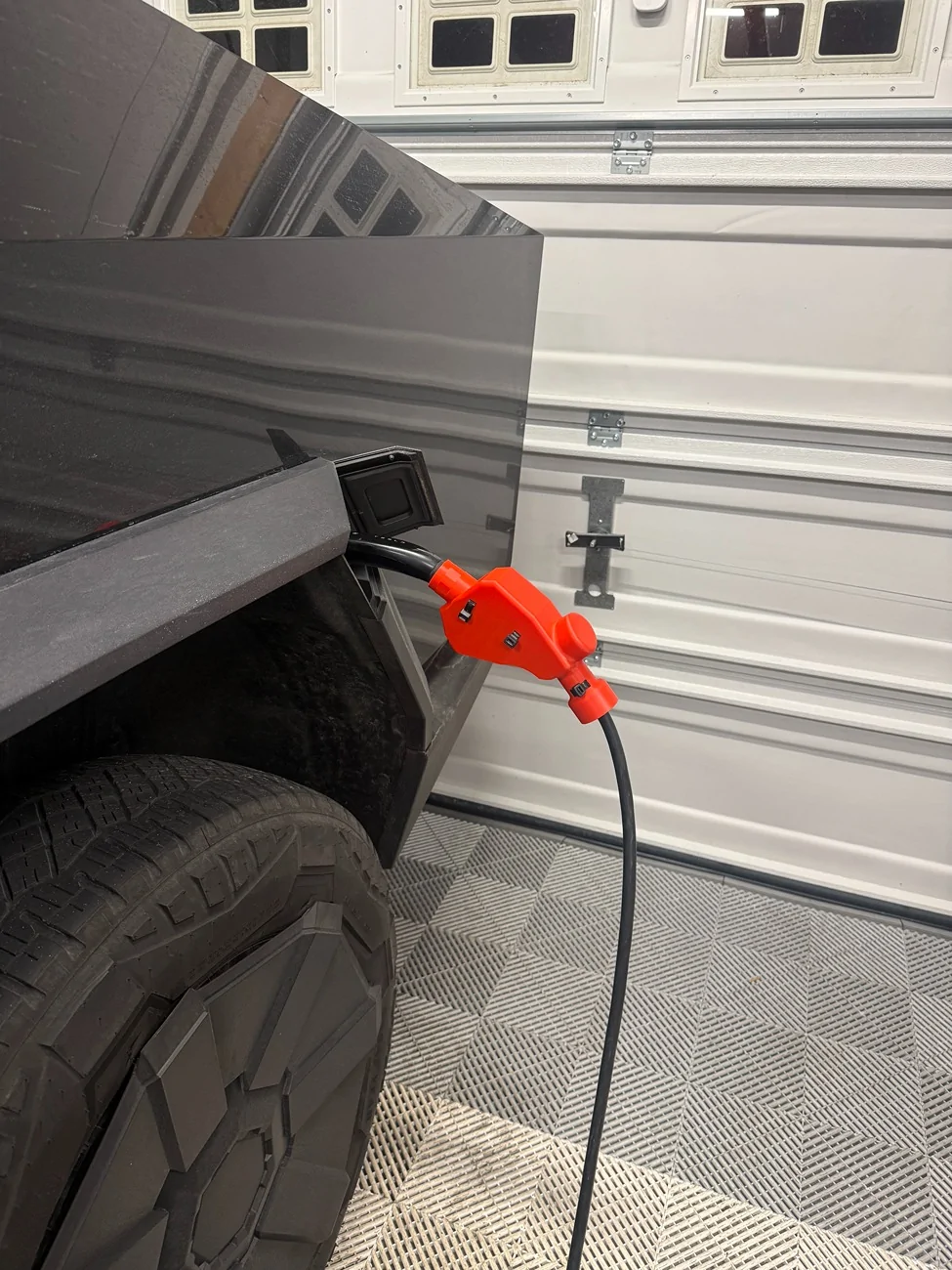 Tesla Cybertruck Introducing the Cybertruck EV Gas Pump Handle! 🚀 IMG_9587