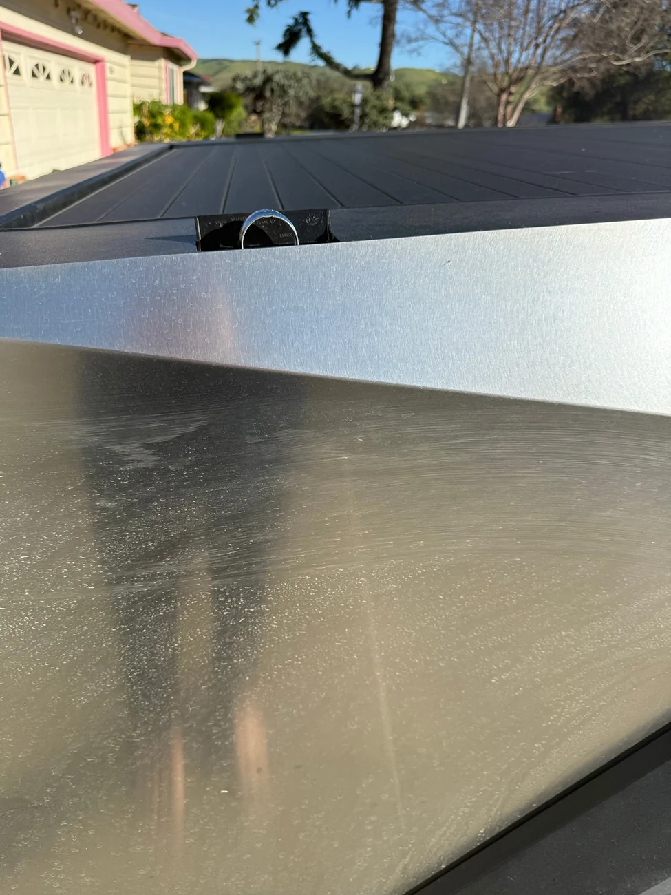 Tesla Cybertruck Ghetto tie downs for roof rack attachment points sid