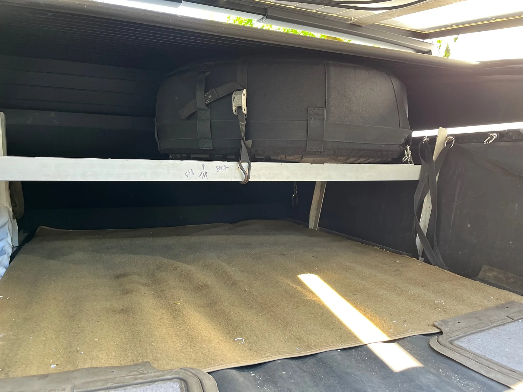 Tesla Cybertruck Custom Spare Tire Rack IMG_1947