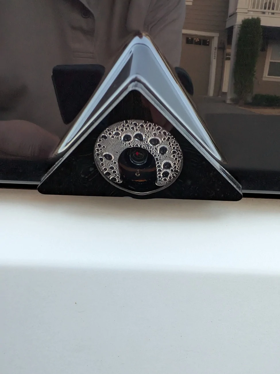 Tesla Cybertruck Hydrophobic Rear Camera Cover by Abstract Ocean - excellent! 155