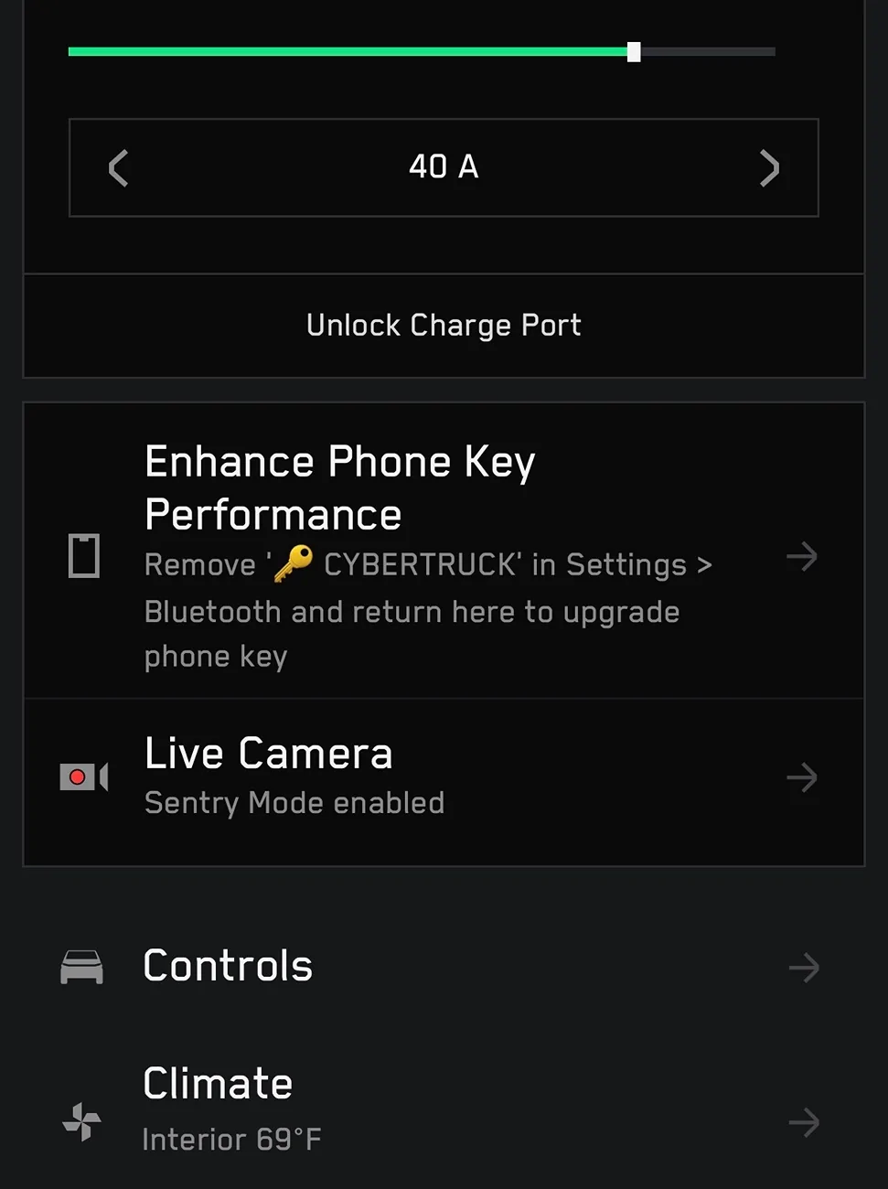 Tesla Cybertruck Enhanced phone key IMG_0583