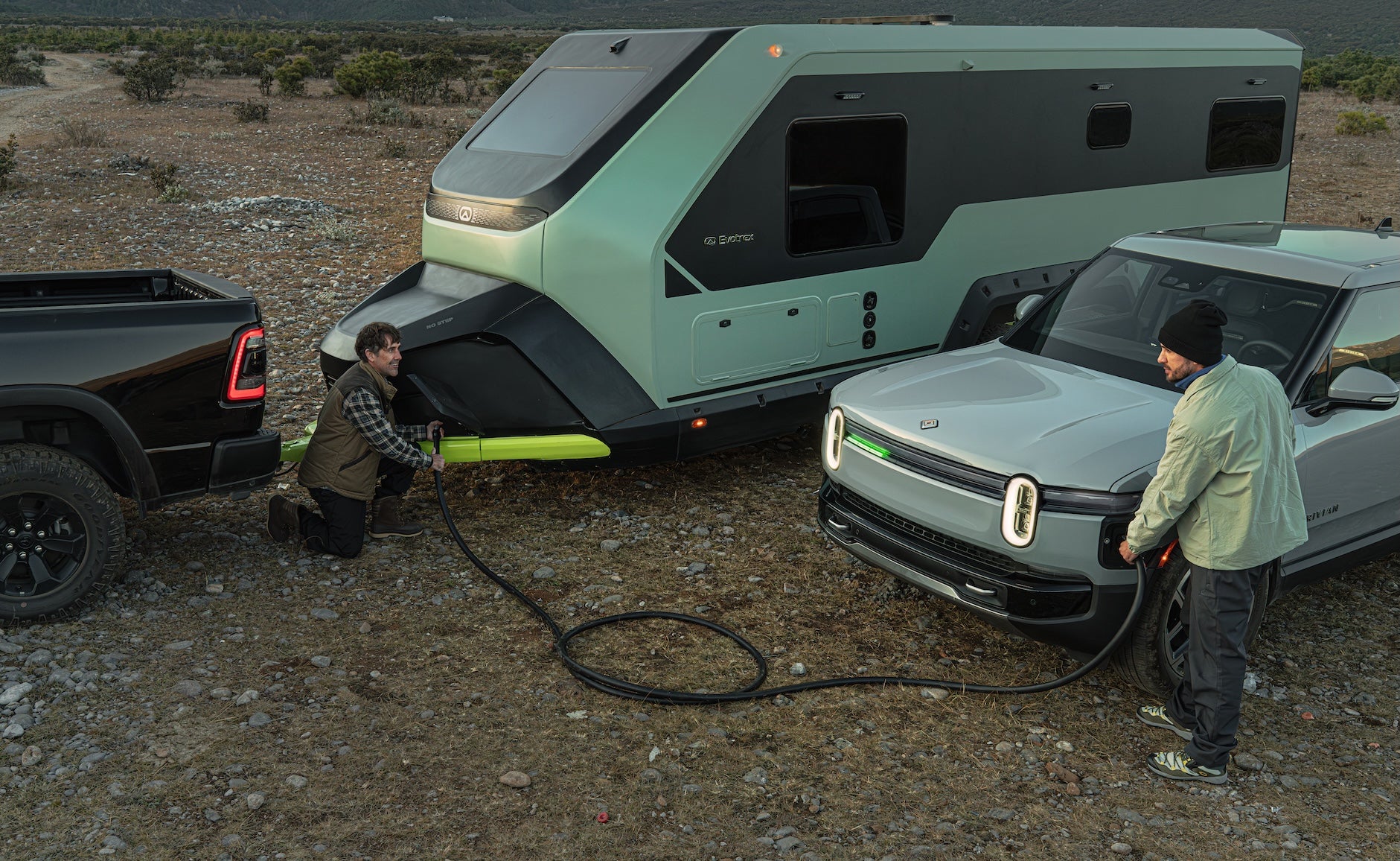 Tesla Cybertruck Stop Guessing Your Off-Grid Limits. Start Calculating Them. | Evotrex Off-Grid Calculator Evotrex-PG5_011-1