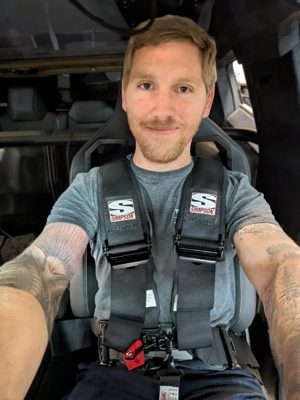 Tesla Cybertruck Plaid Seats installed in Cybertruck plaid seats cybertruck 1