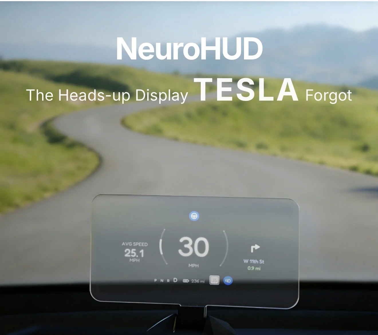 Tesla Cybertruck NeuroHUD - Heads up display HUD & Home link??!! This seems tailor made for CT! IMG_2823