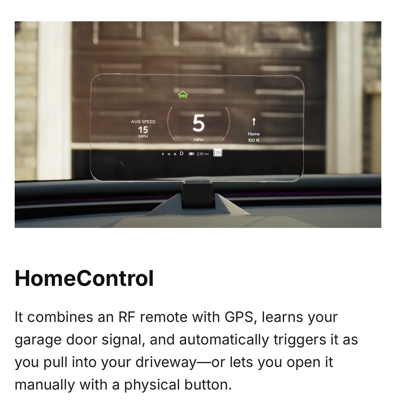 Tesla Cybertruck NeuroHUD - Heads up display HUD & Home link??!! This seems tailor made for CT! IMG_2824