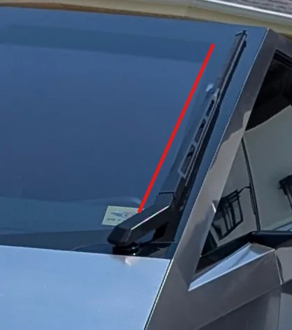 Tesla Cybertruck Wiper home position - is the wiper visible from the inside? 1774110436386-el