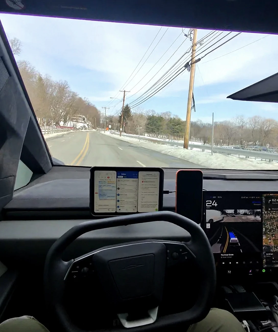 Tesla Cybertruck Dash Mounted Tablet Solution Screenshot 2026-03-21 at 5.48.40 PM
