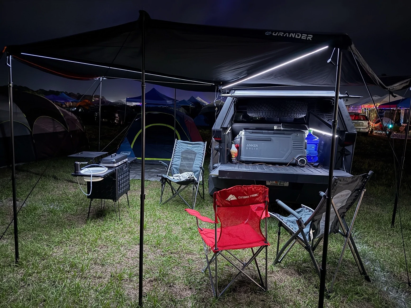 Tesla Cybertruck Urander Bed Cap Ideas & Setups IMG_4414