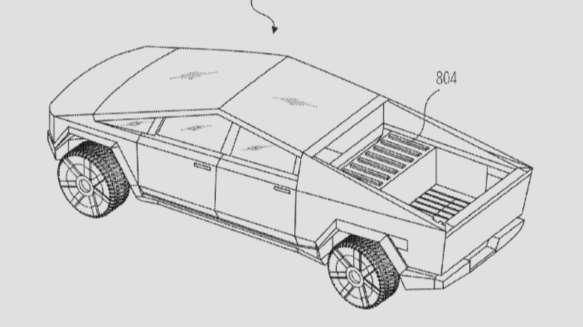 Tesla Cybertruck Tesla Trailer Battery may be coming (new patent filed) range_extender_patent_bed