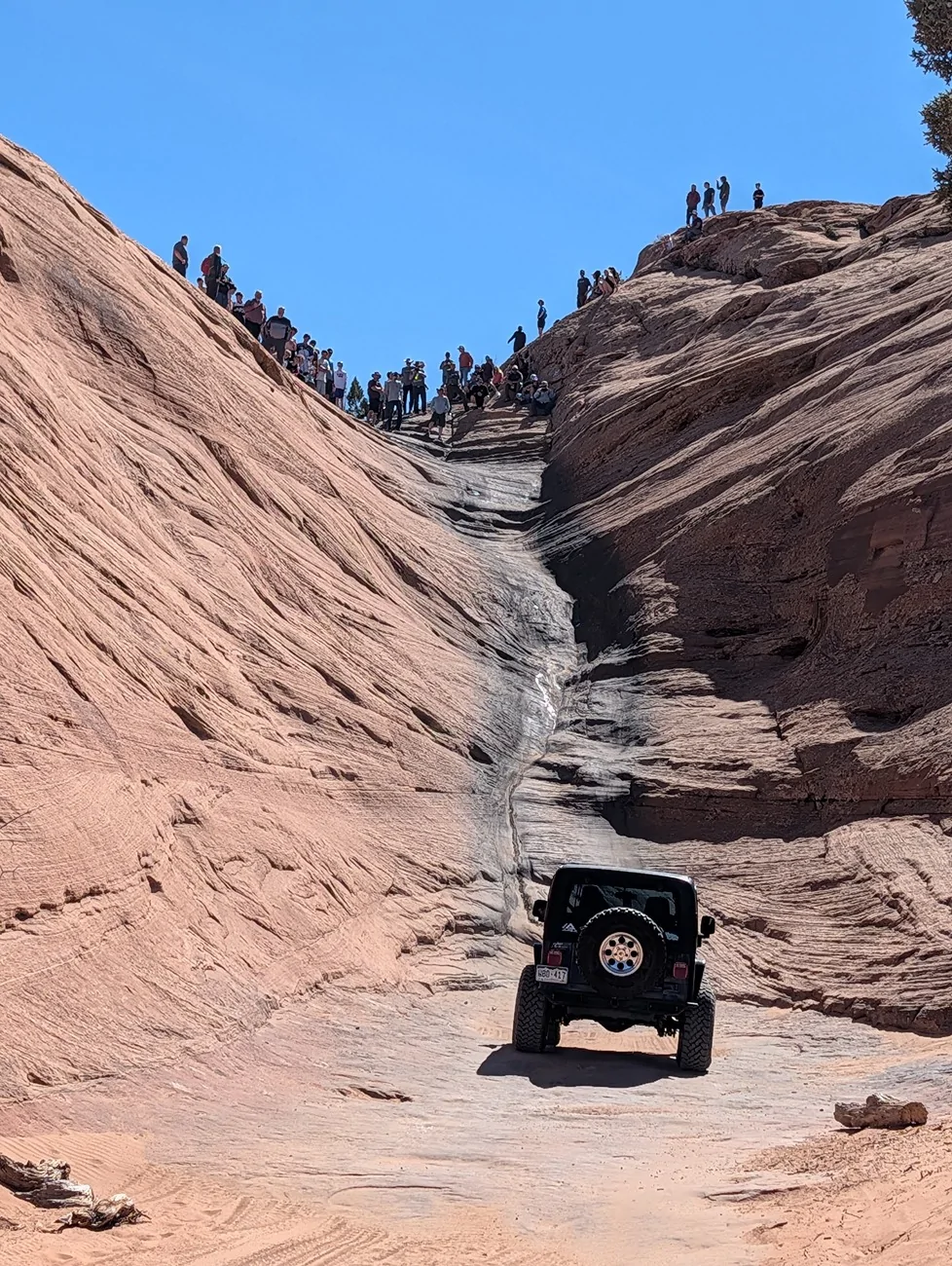 Tesla Cybertruck Stock Cybertruck AWD Premium Conquers Hells Gate, Moab (Again) PXL_20260321_175020353