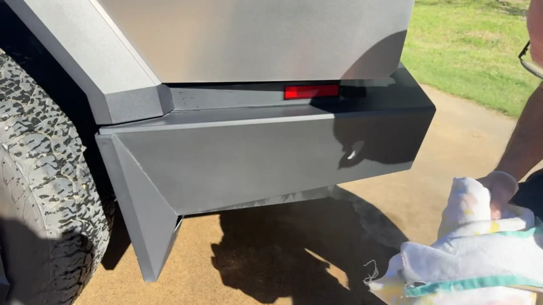 Tesla Cybertruck CYBERBRITE UPDATE -- Safe on CYBERTRUCK Plastic Trim & Glass TRIM9