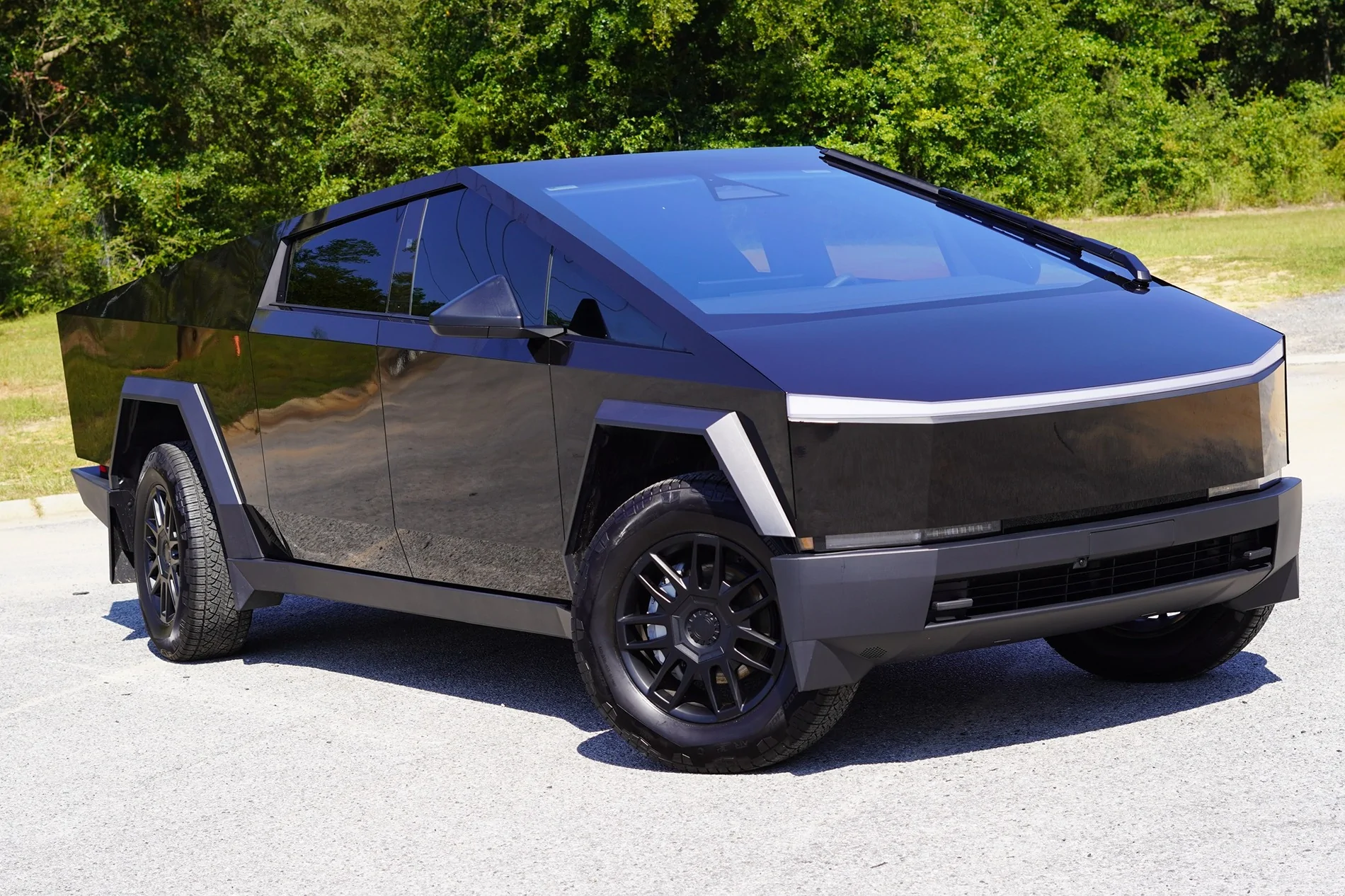 Tesla Cybertruck SILAZANE50 Ceramic Coating Results - Review & Photos CT1 Post Wra
