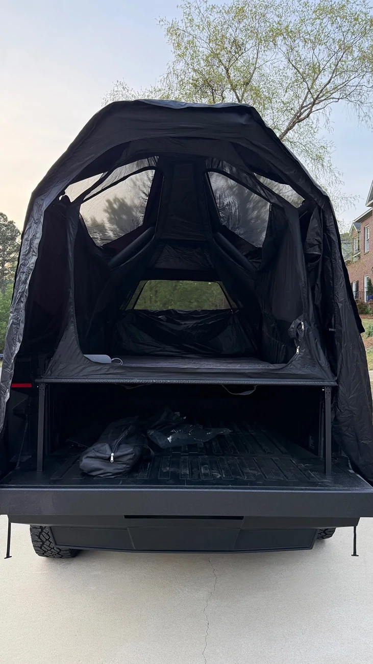 Tesla Cybertruck CyberGearCo Cybertent...aka.."TEMU-TENT" (Final Impressions) IMG_1354