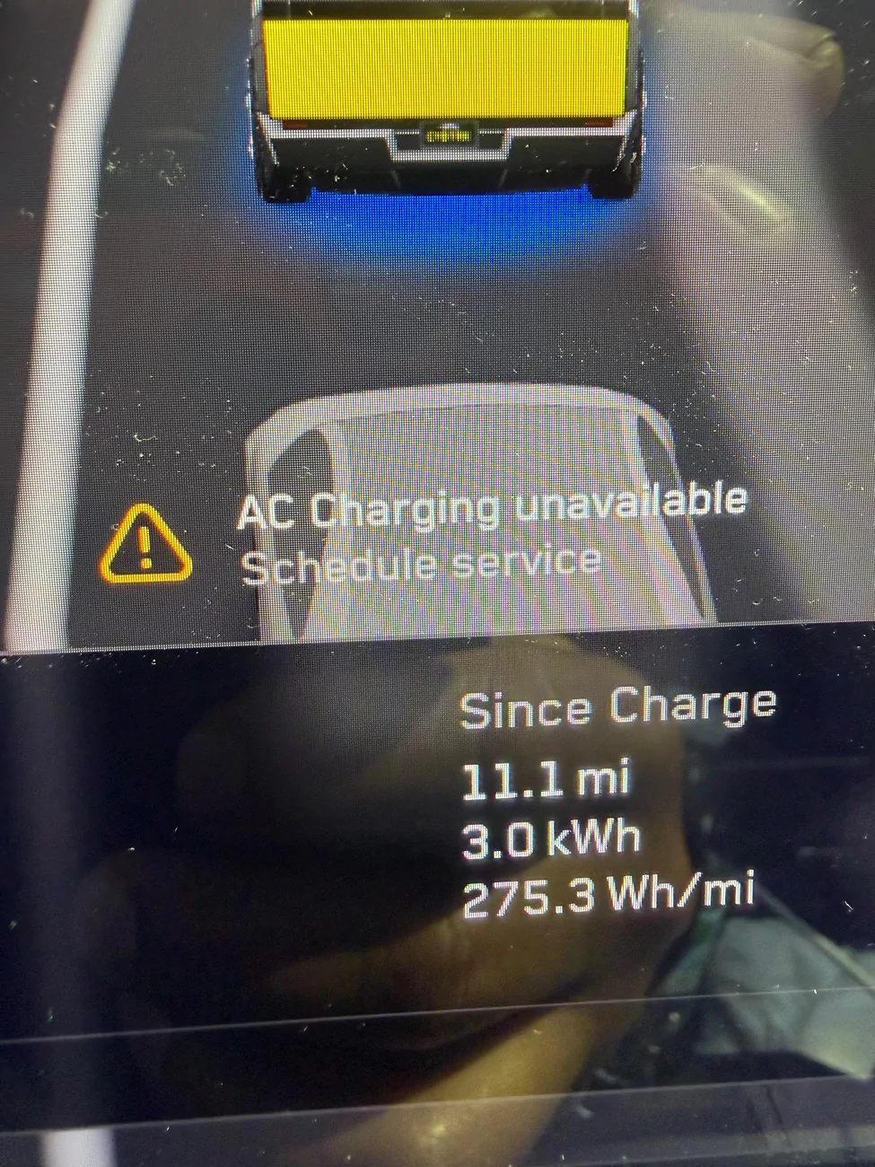 Tesla Cybertruck AC Charging unavailable IMG_1513