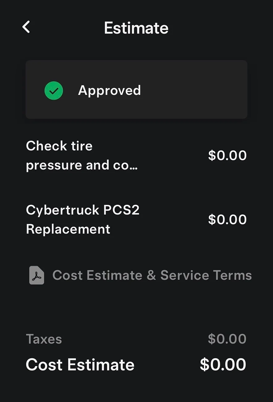 Tesla Cybertruck AC Charging unavailable IMG_1523