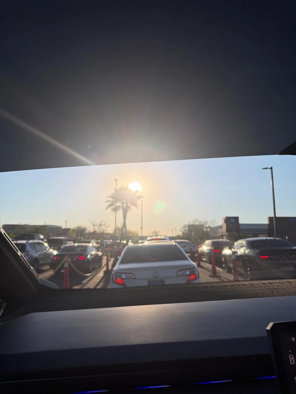 Tesla Cybertruck Sun Glare is Terrible Through the Front windshield IMG_2367