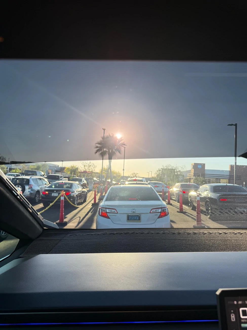 Tesla Cybertruck Sun Glare is Terrible Through the Front windshield IMG_2366
