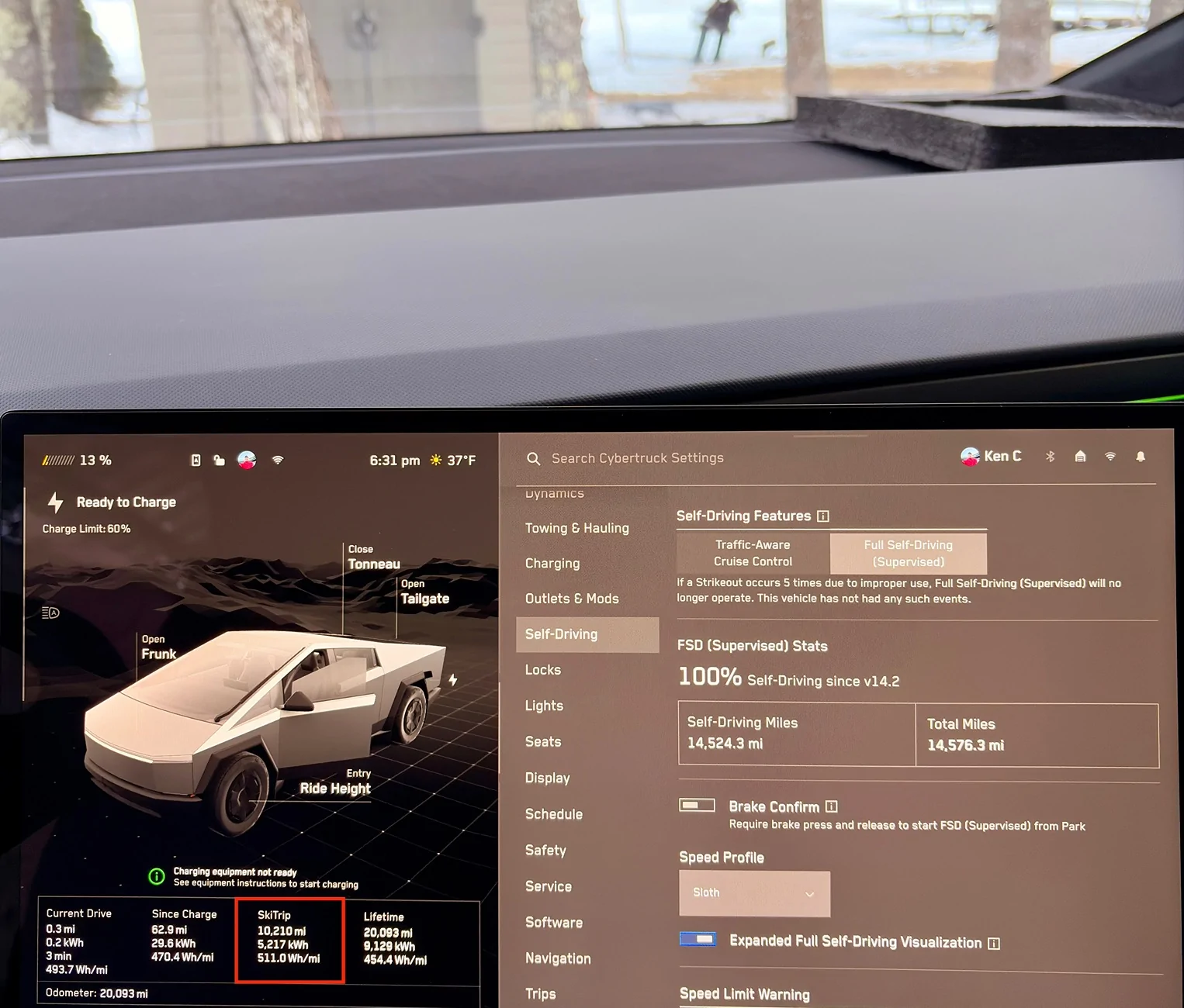 Tesla Cybertruck FSD annoying issues lately anybody else? IMG_3786