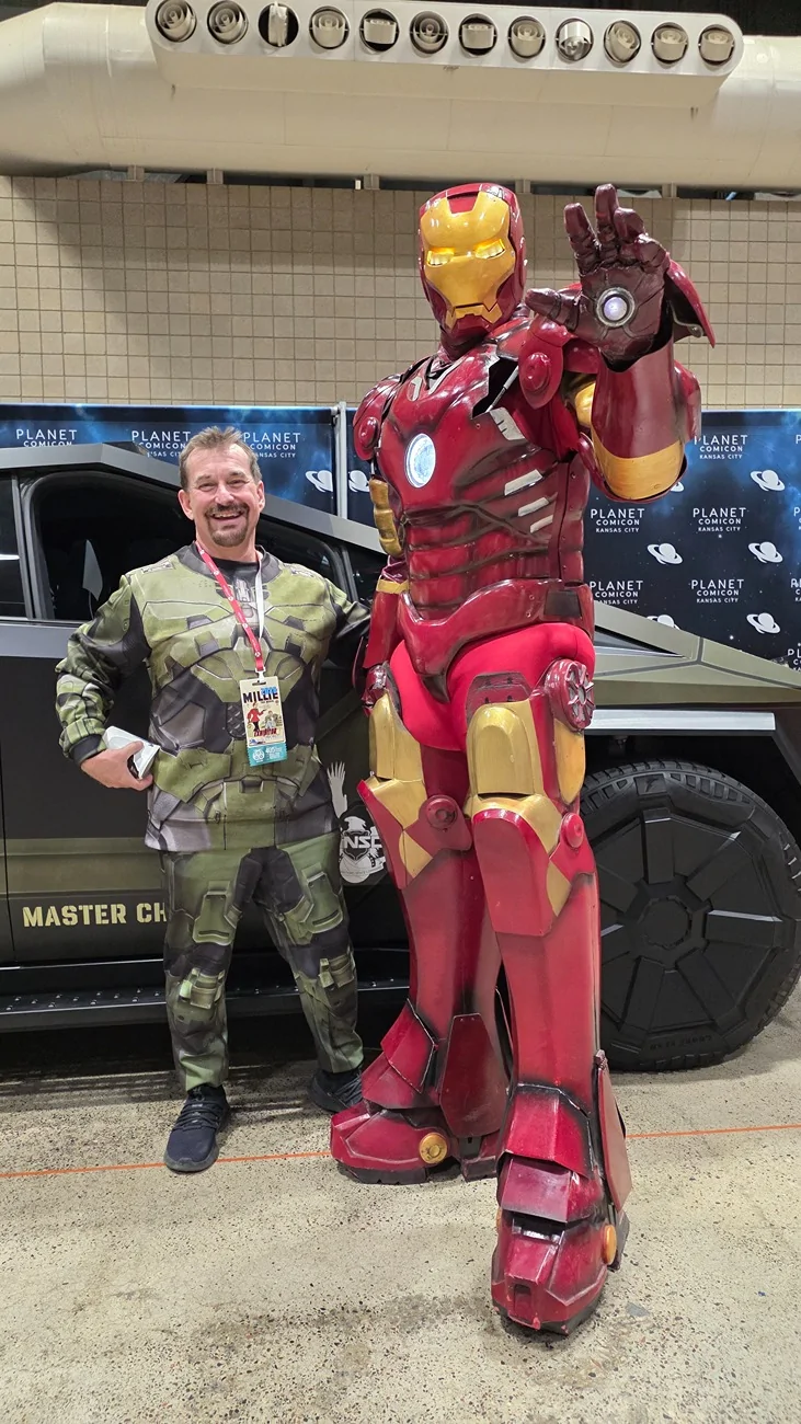 Tesla Cybertruck Halo Cybertruck at Planet Comicon this weekend! 20260327_162241
