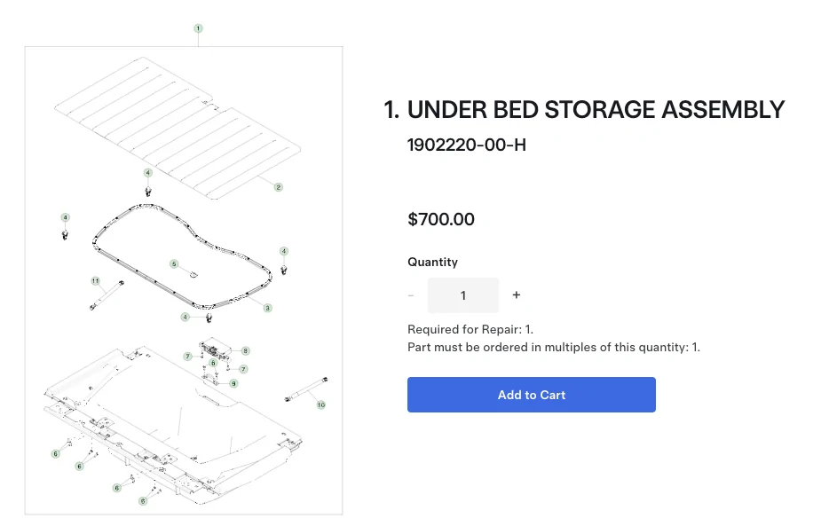 Tesla Cybertruck Dimensions of Underbed Storage Bay Size (aka smuggles bay)? 1774703339440-s3