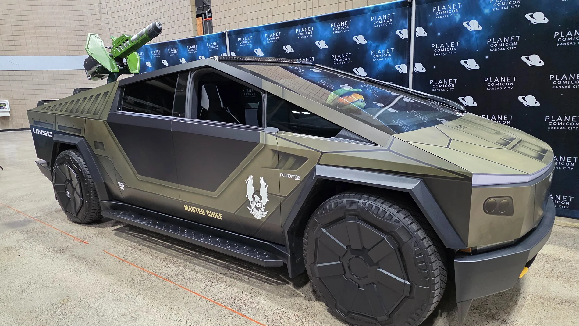 Tesla Cybertruck Halo Cybertruck at Planet Comicon this weekend! 20260328_102434