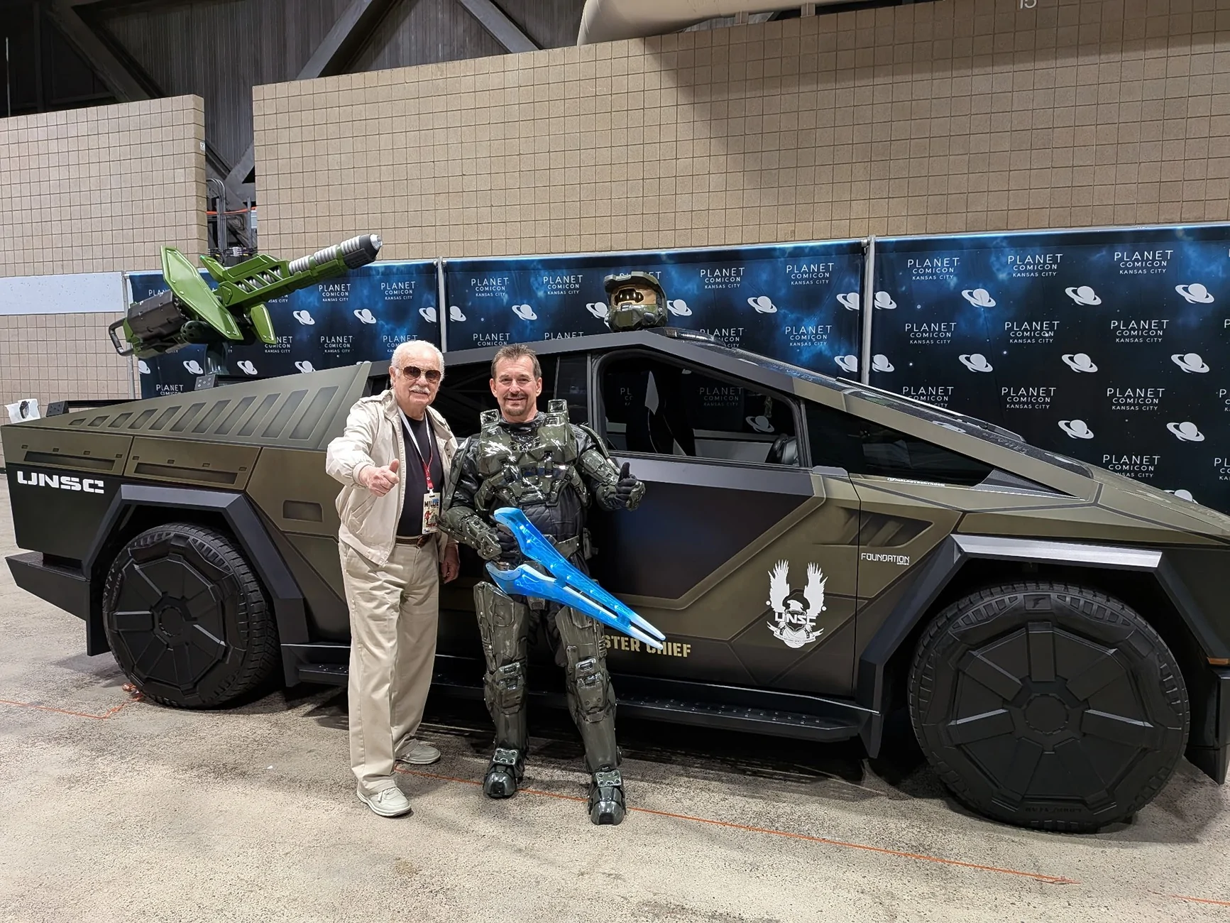 Tesla Cybertruck Halo Cybertruck at Planet Comicon this weekend! IMG_20260328_191604