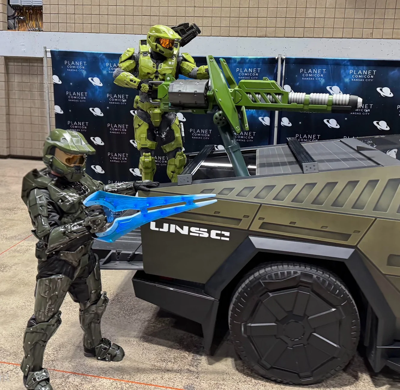 Tesla Cybertruck Halo Cybertruck at Planet Comicon this weekend! IMG_20260328_165902(1)(1)