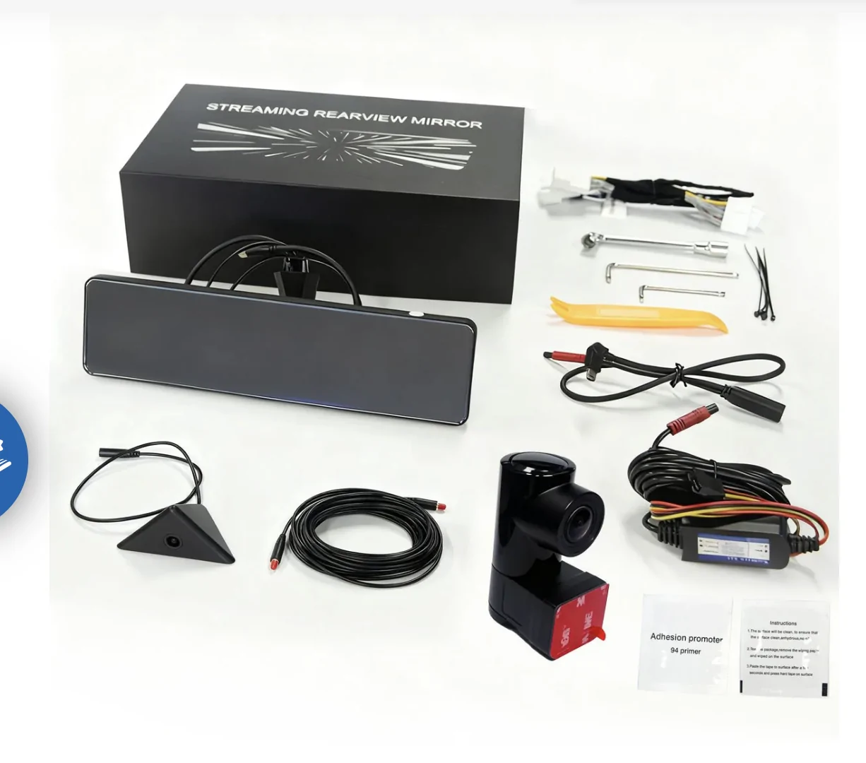 Tesla Cybertruck Hansshow V2 to replace V1 (rear view mirror) Screenshot 2026-03-29 at 1.47.45 PM