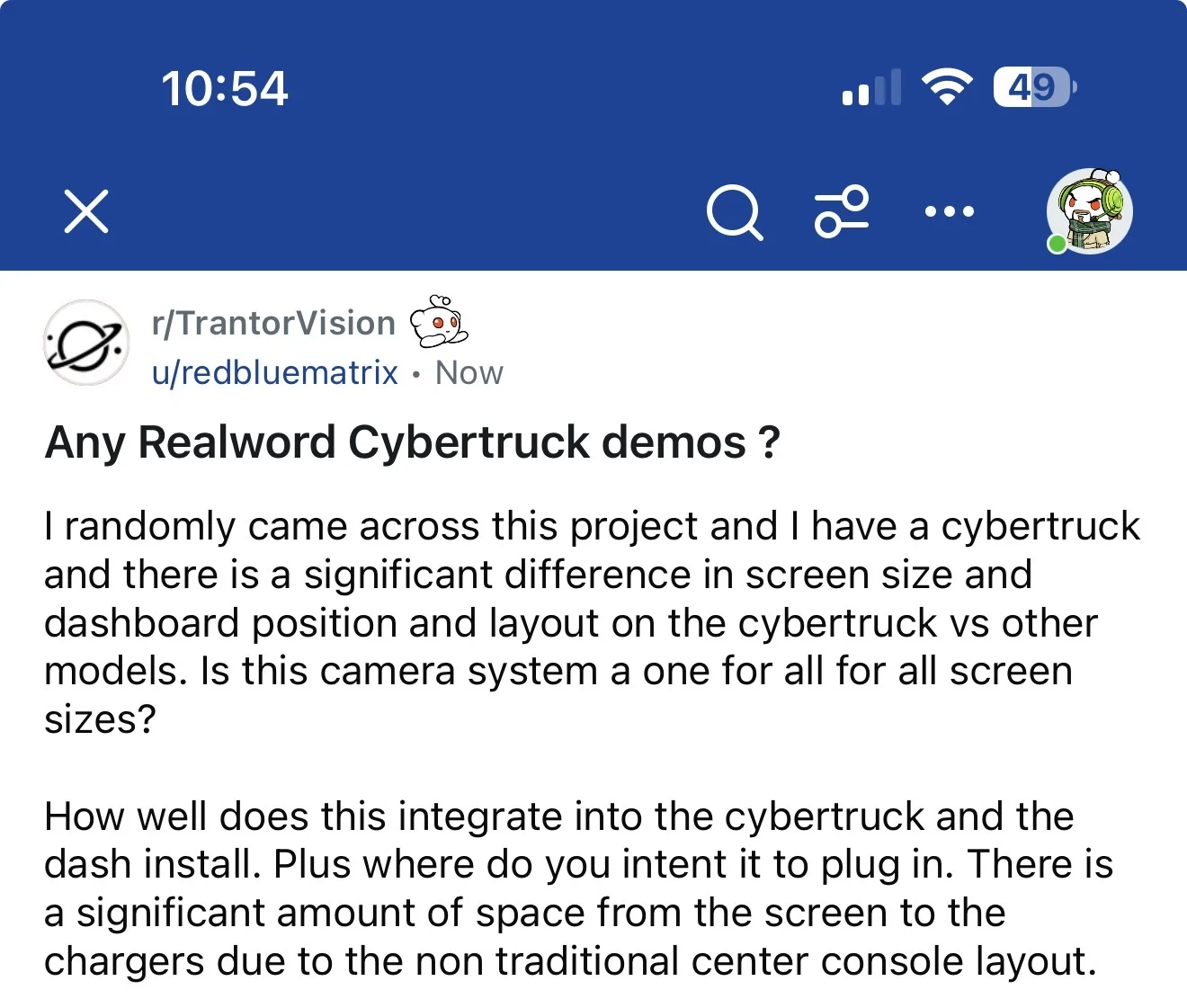 Tesla Cybertruck NeuroHUD - Heads up display HUD & Home link??!! This seems tailor made for CT! IMG_3465