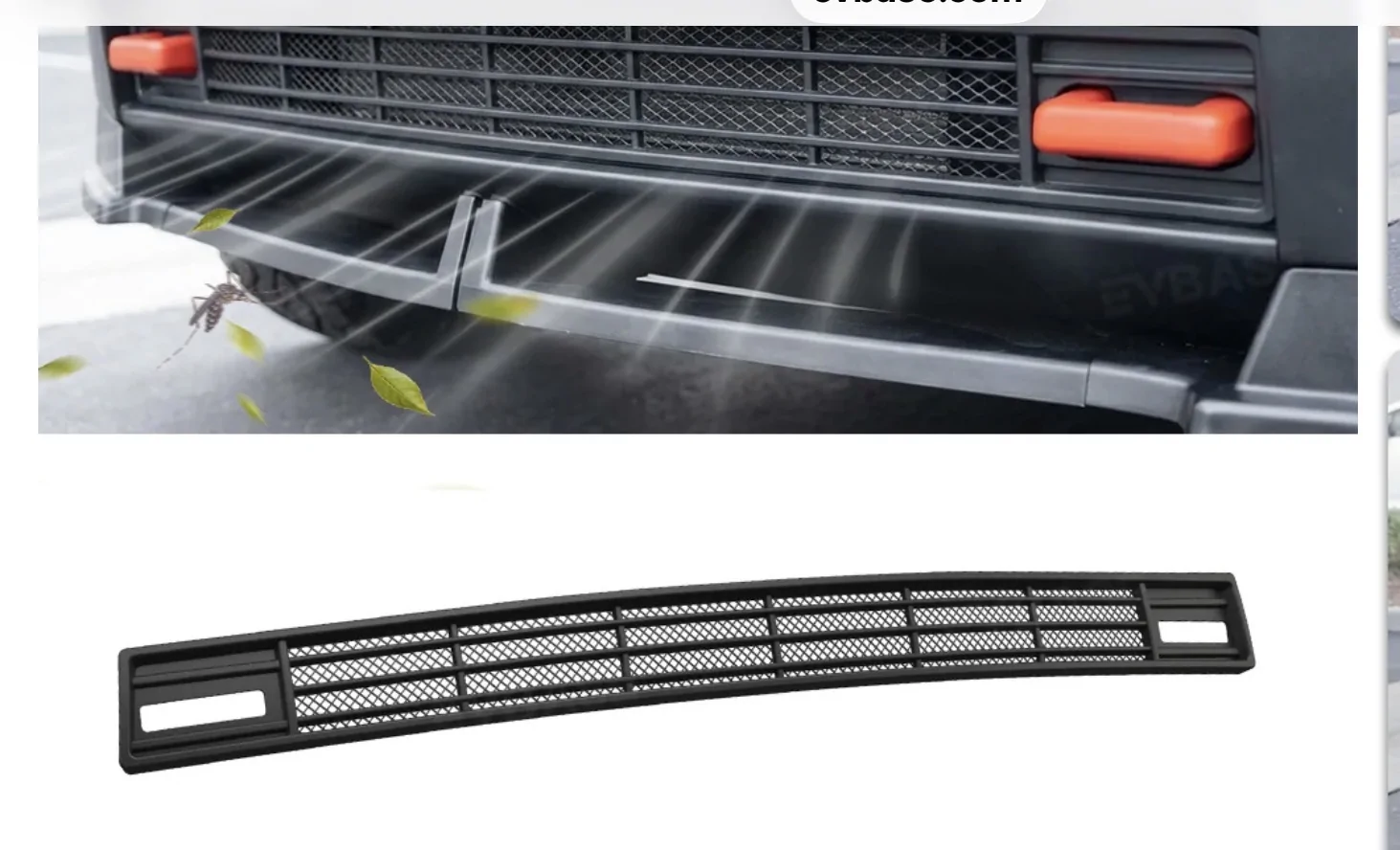 Tesla Cybertruck No-Drill Lower Bumper Grille insect/debris Cover Insert IMG_2671