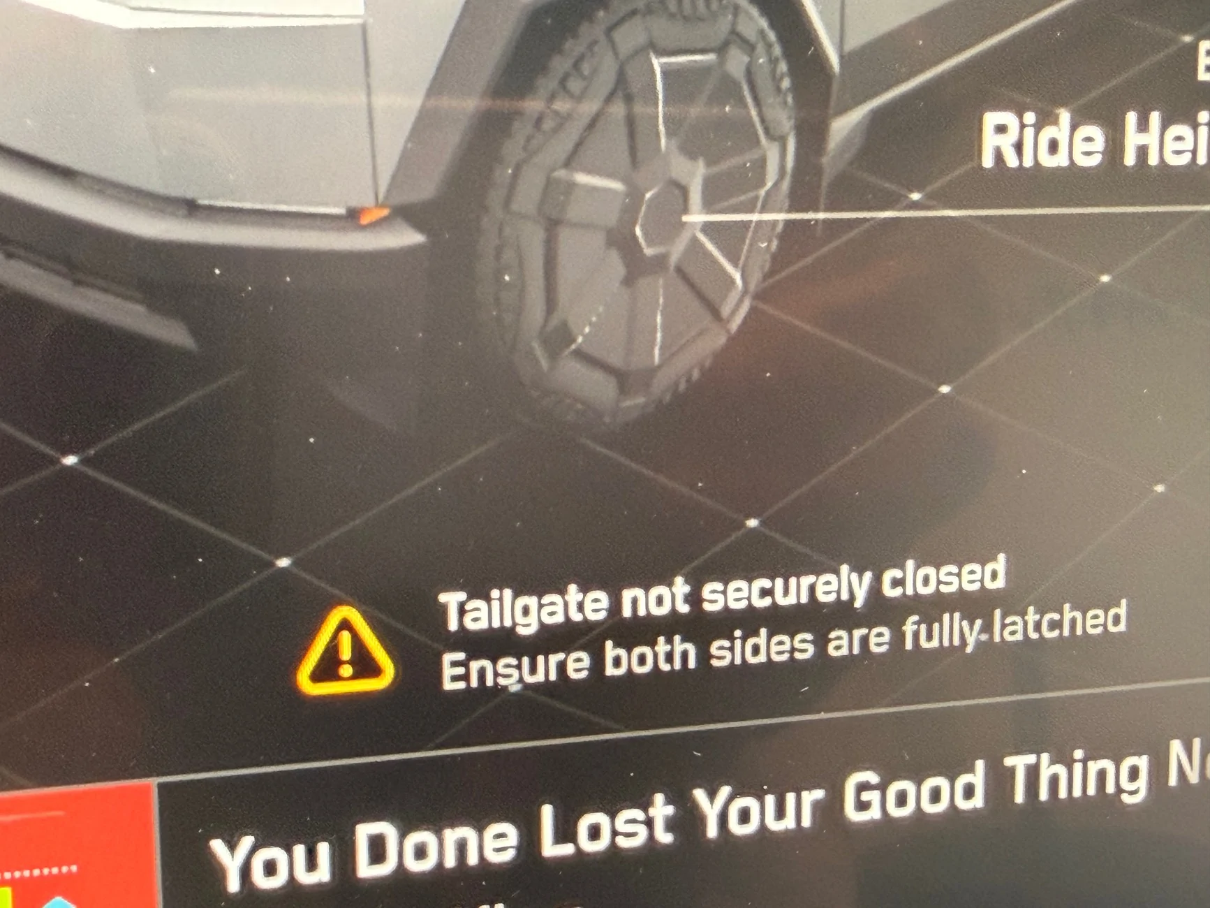 Tesla Cybertruck Tailgate Bike Cover Bowing - Solutions? IMG_8264