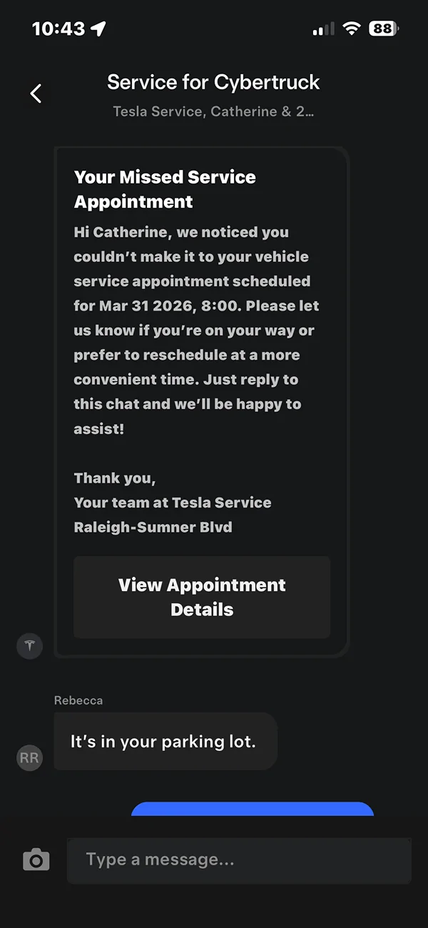 Tesla Cybertruck Got my PCS failure badge yesterday. 1774971511163-e1