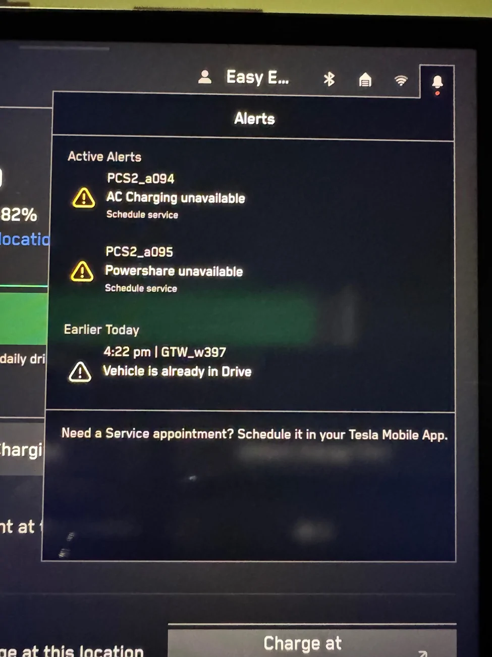 Tesla Cybertruck AC Charging unavailable IMG_5653