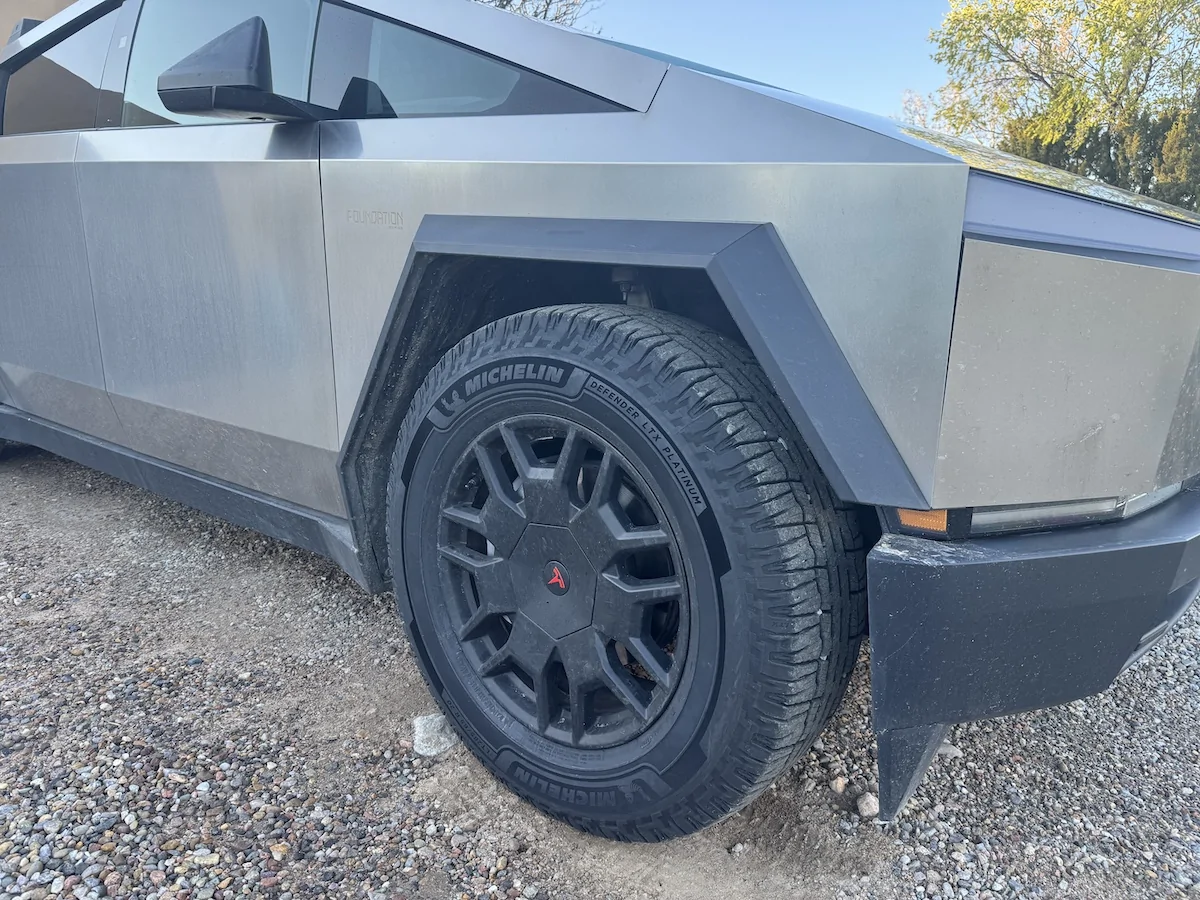 Tesla Cybertruck Need new tires soon. michelin_plat