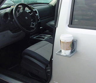 Tesla Cybertruck My one complaint: no place to set a drink on the roof to open the door without it falling down cupholder9