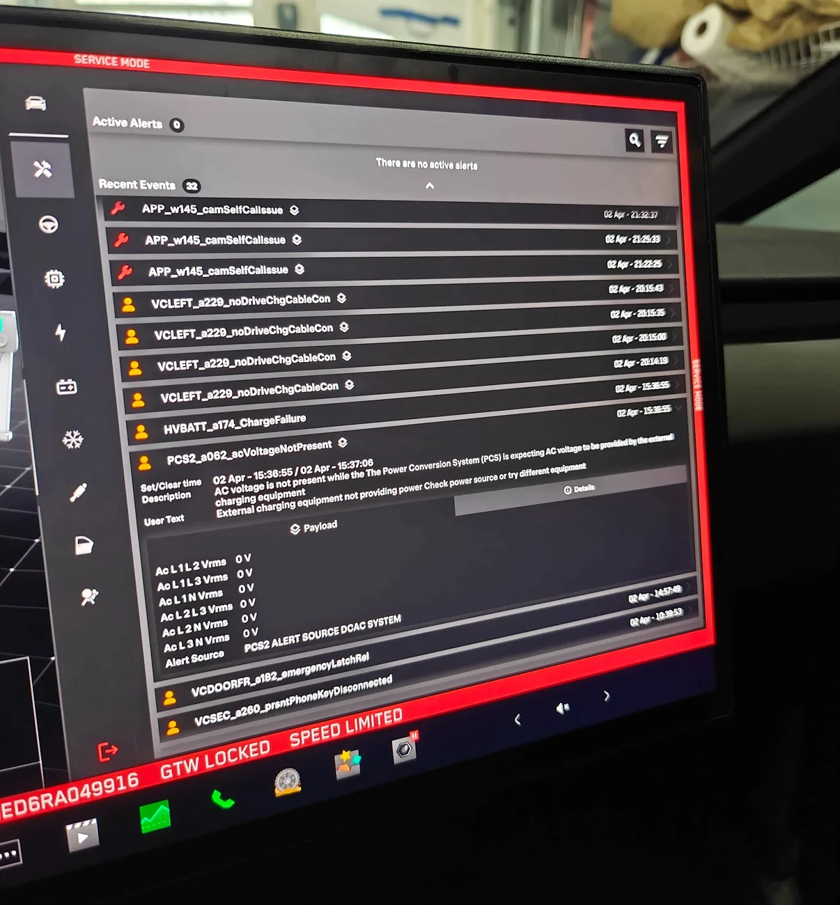 Tesla Cybertruck PCS failure rates by year...is it just a matter of time? IMG20260403102449