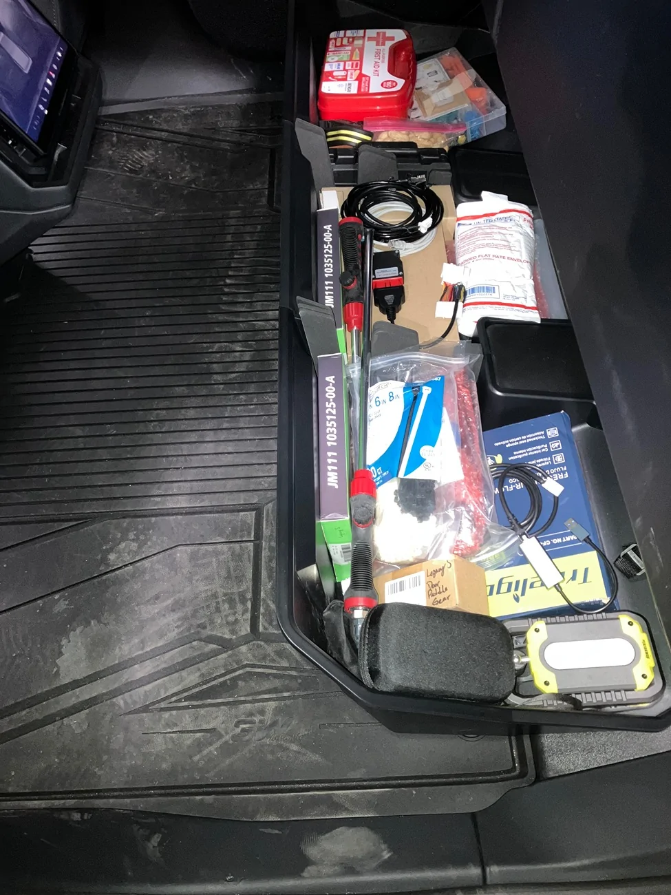 Tesla Cybertruck Vault Storage - what do you carry in your bed at all times?? Show me yours and I'll show you mine IMG_7244