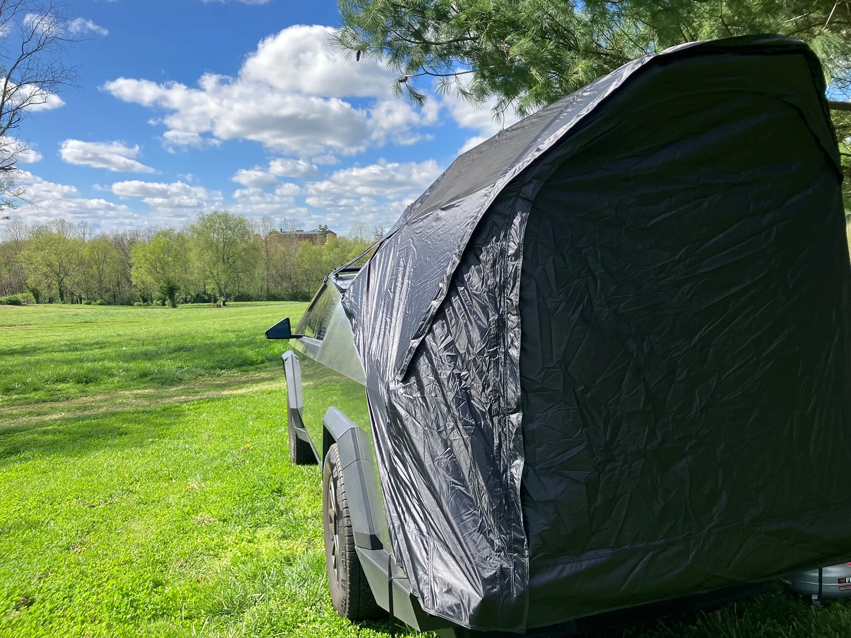 Tesla Cybertruck CyberGearCo CyberTent Install, Initial Test, Review 1775438184684-7o