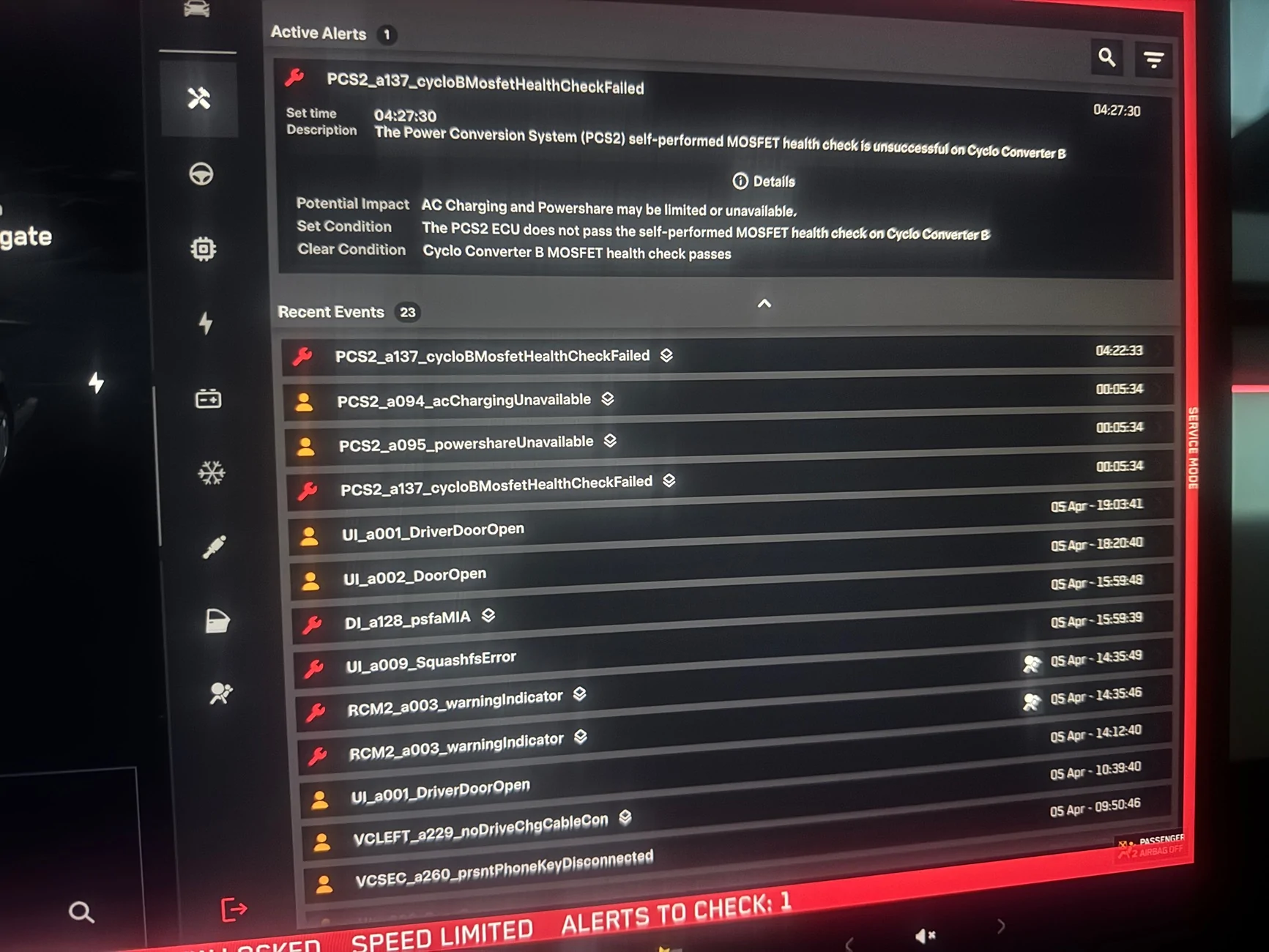 Tesla Cybertruck PCS Failure - Can’t charge at all 1775469047631-5