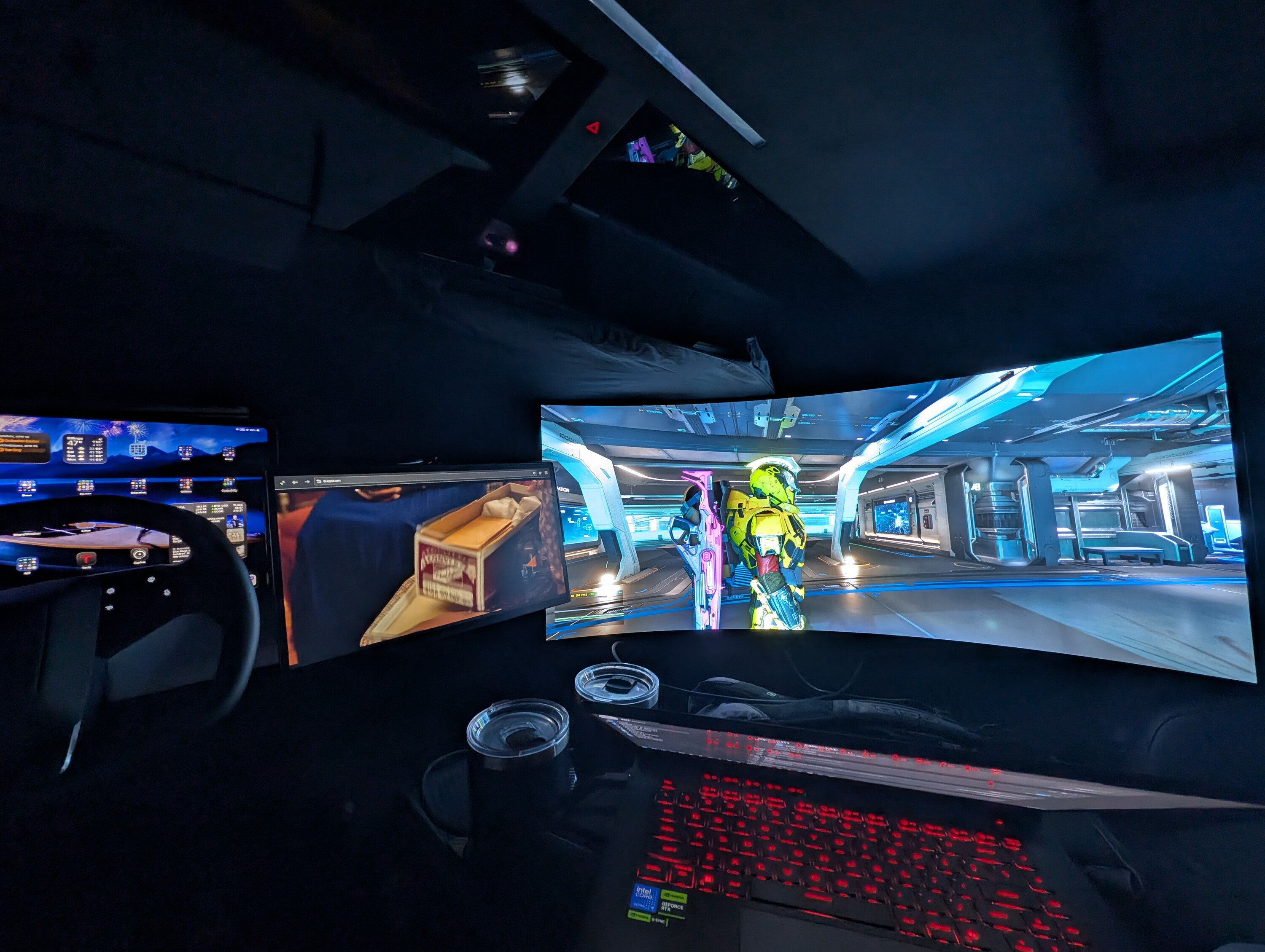 Tesla Cybertruck Roof TV install like BMW i7? 48vV0pn