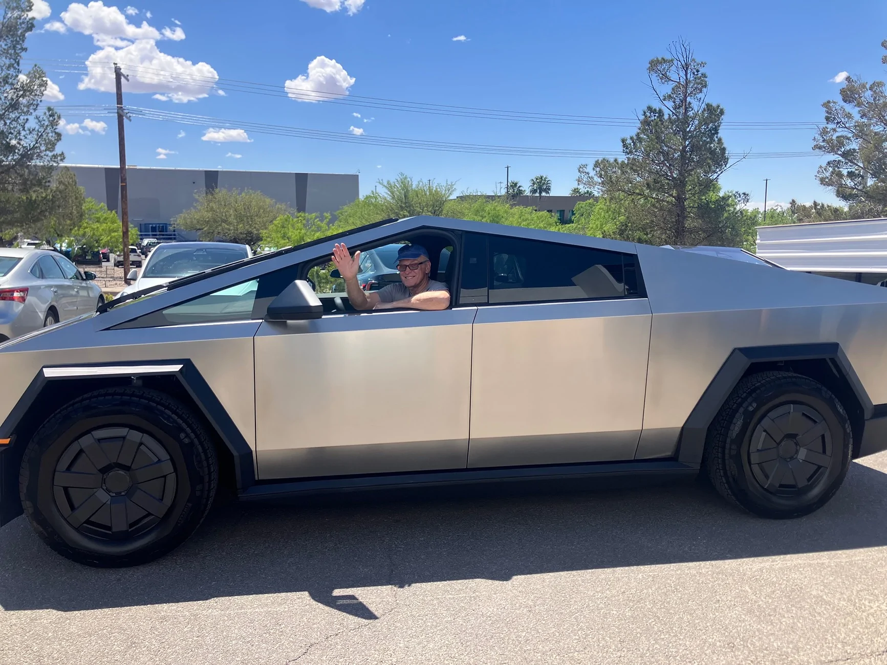 Tesla Cybertruck 2026 Cyberbeast with luxe package delivery update IMG_5276