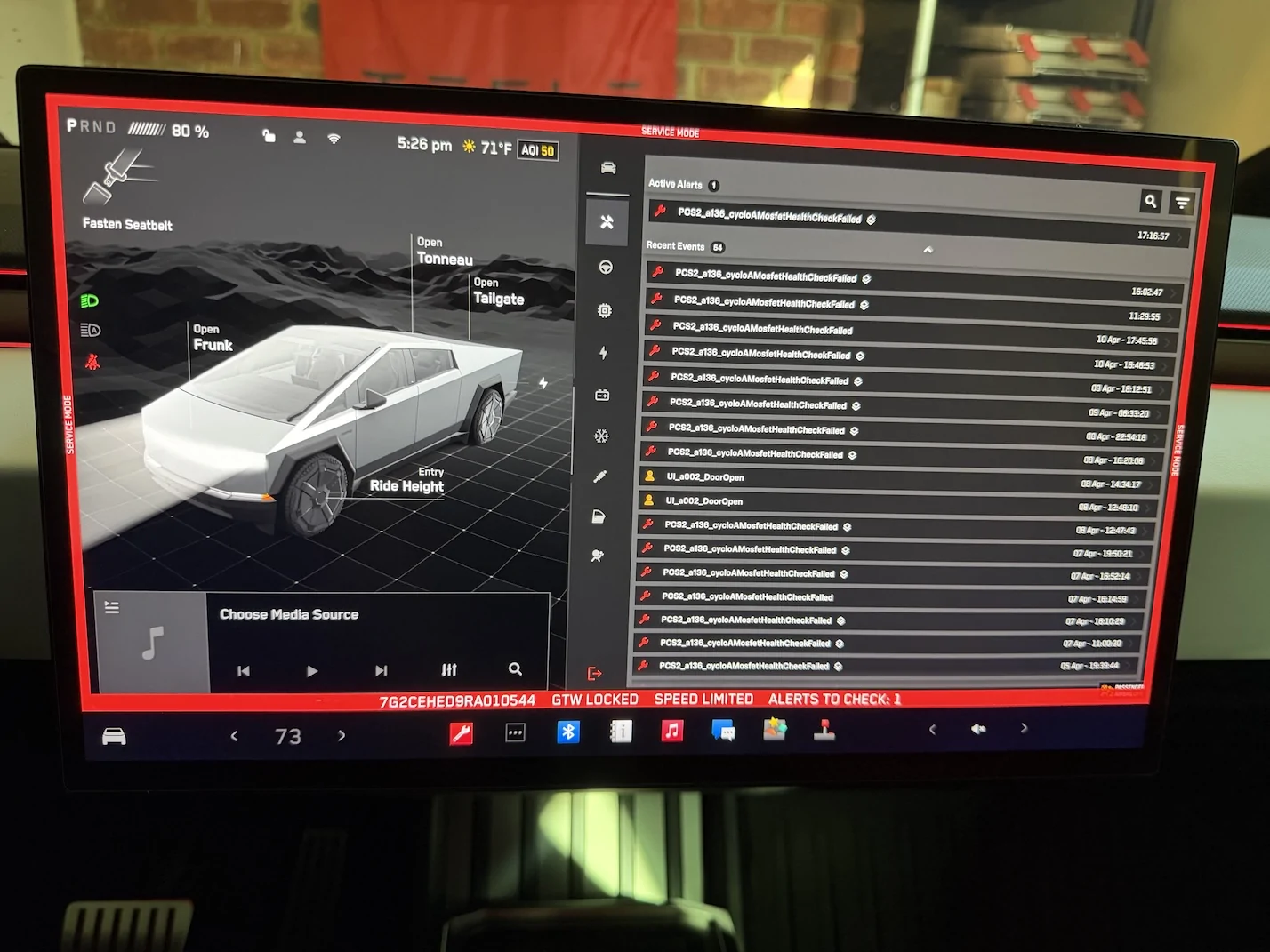 Tesla Cybertruck PCS parts shortage IMG_1125