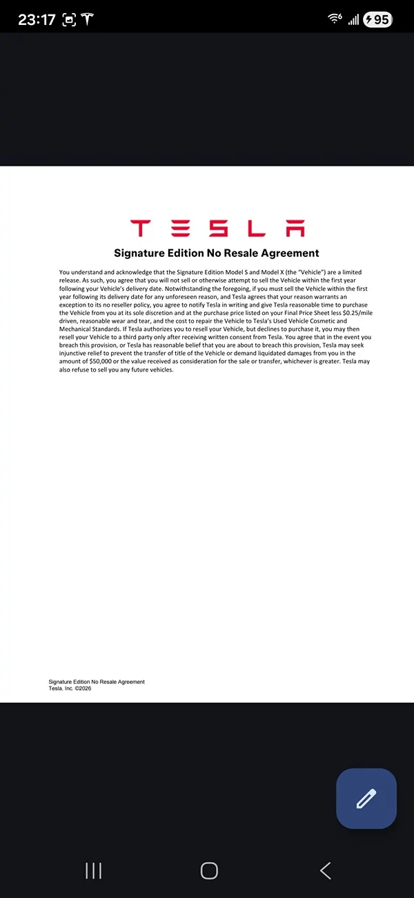 Tesla Cybertruck “Signature Edition” revived for $160,000? UPDATE: CONFIRMED ✅ Screenshot_20260411_231745_Chrom