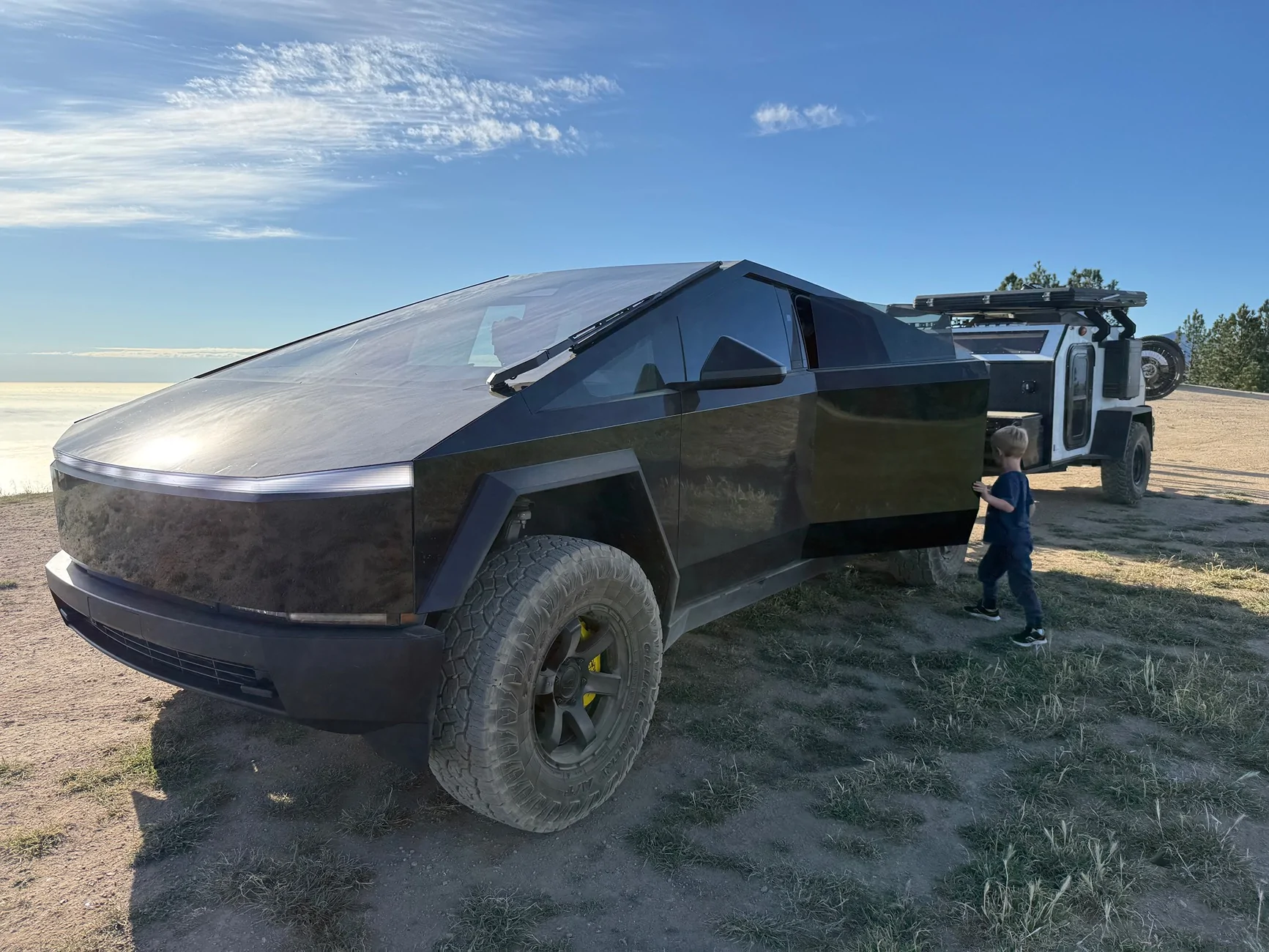 Tesla Cybertruck Overlanding Trip Report, towing Camper  | Prewitt Ridge (Big Sur, CA) IMG_4657