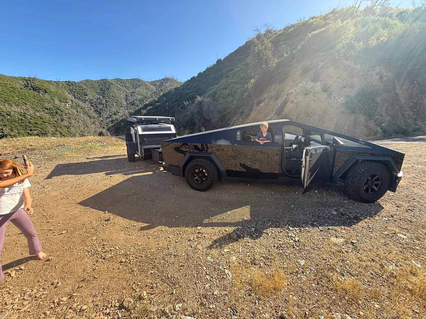 Tesla Cybertruck Overlanding Trip Report, towing Camper  | Prewitt Ridge (Big Sur, CA) IMG_4653