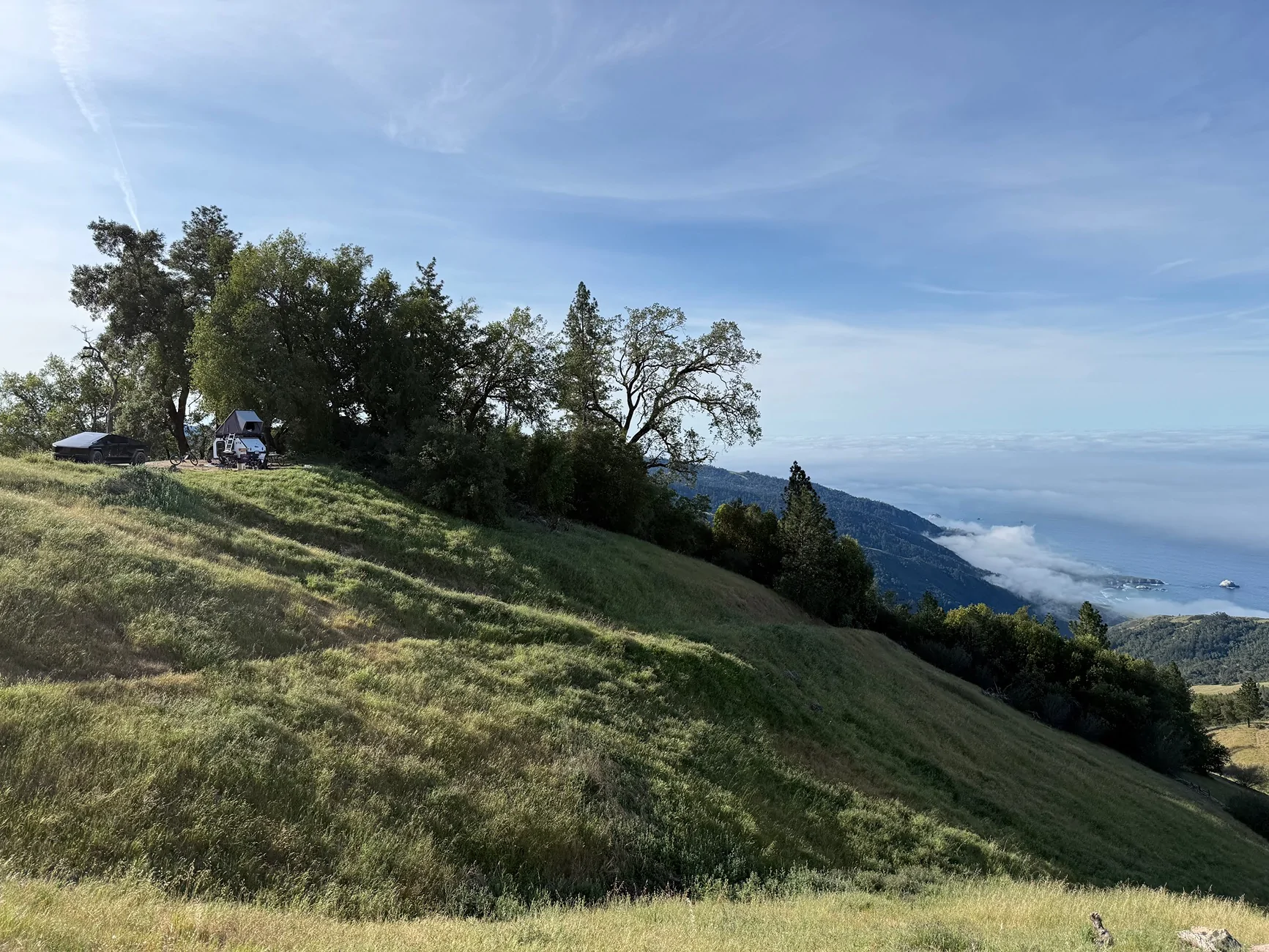 Tesla Cybertruck Overlanding Trip Report, towing Camper  | Prewitt Ridge (Big Sur, CA) IMG_4688